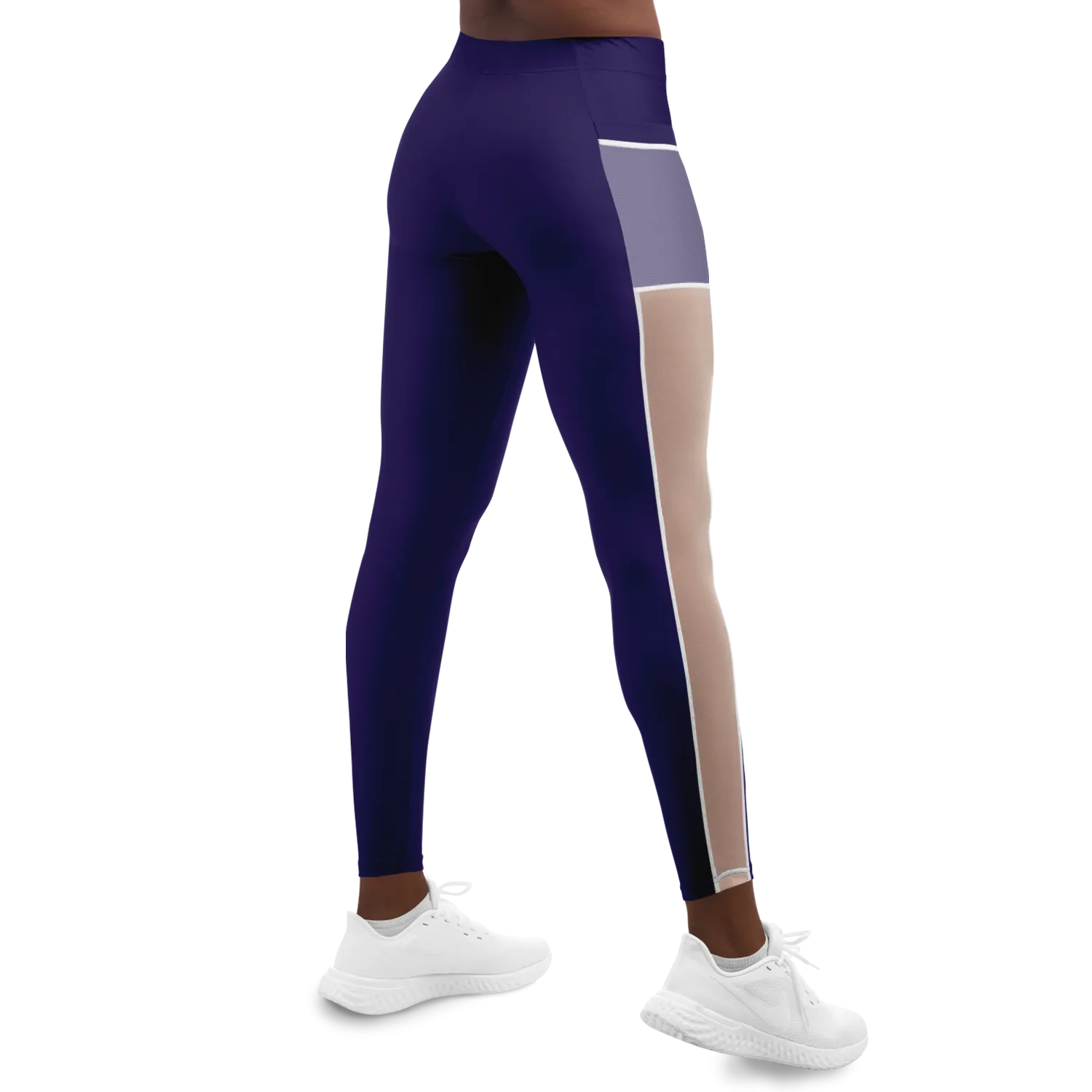 ATHLETIC APPARATUS NAVY RWB V1 MESH POCKET LEGGING