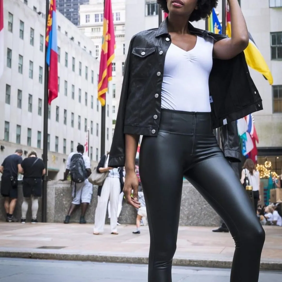 Black High-Waist