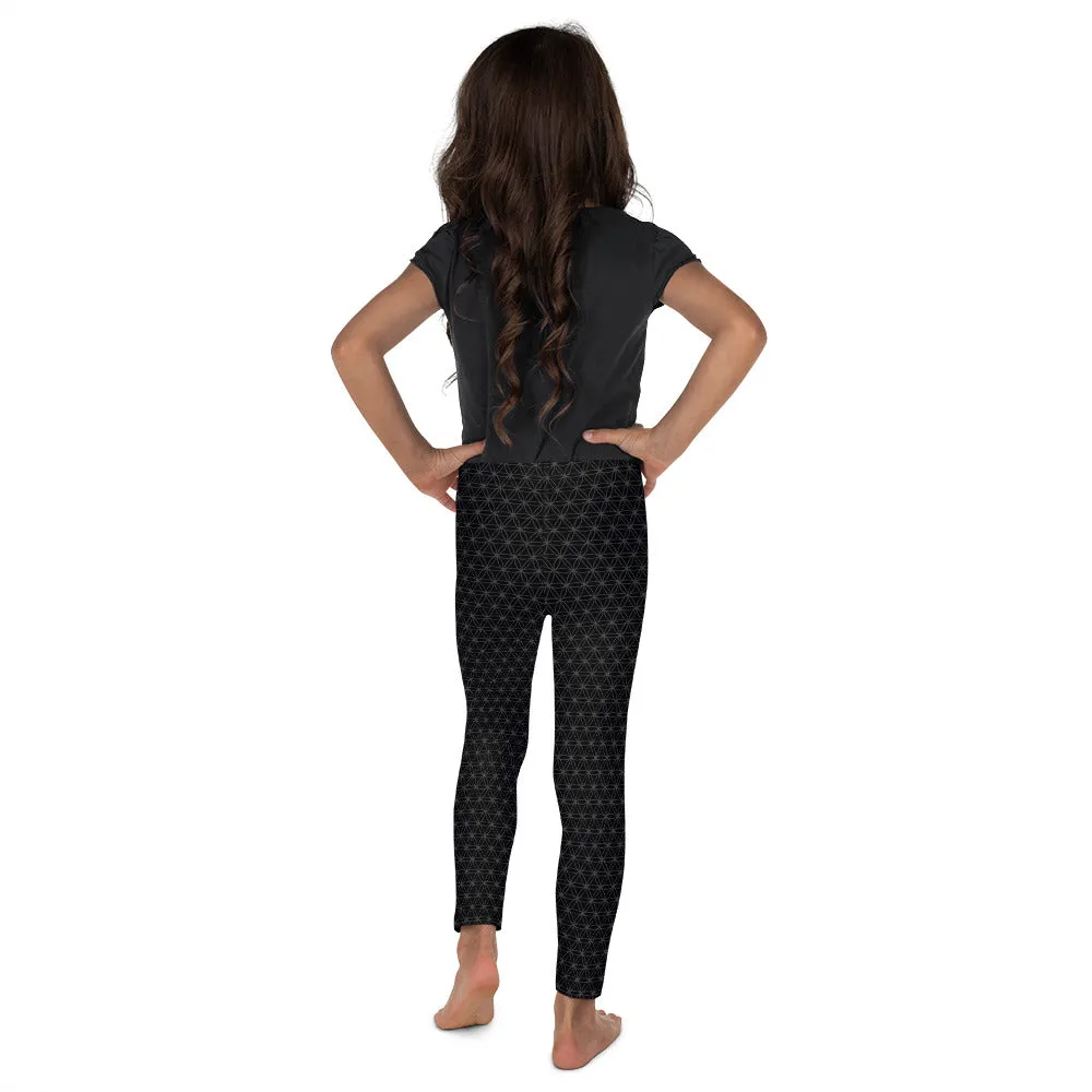 Circle Flower Kid's Leggings, Toddler boys and girls leggings for the whole family