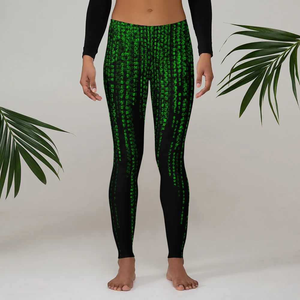 Digital Rain Leggings