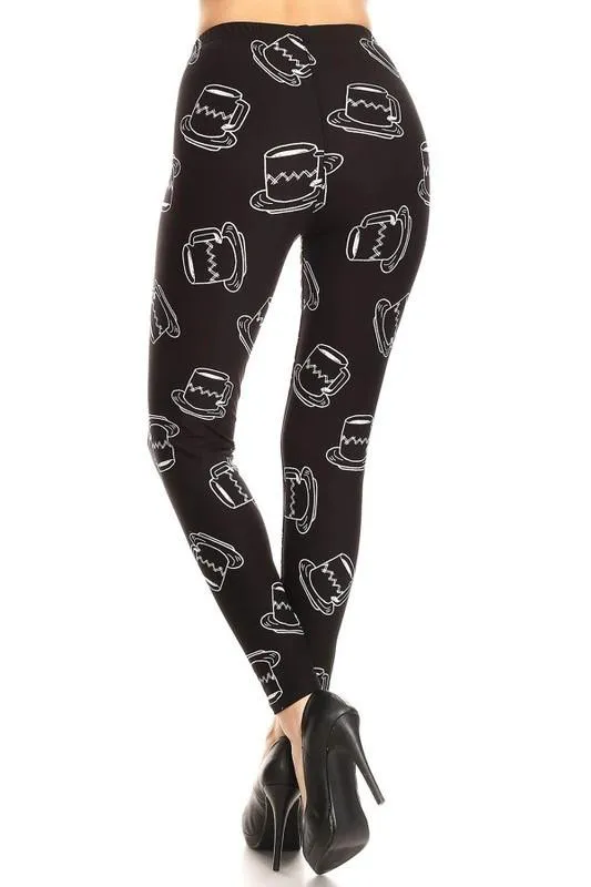 Hello, Coffee... Print Leggings