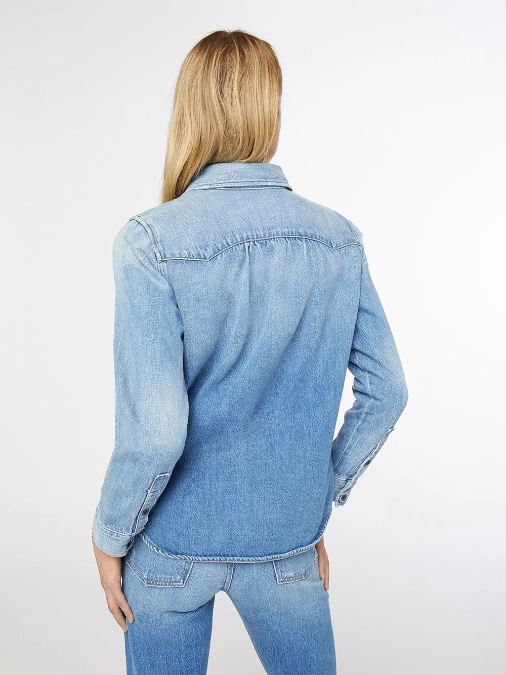 Heritage Denim Shirt -- Bellflower