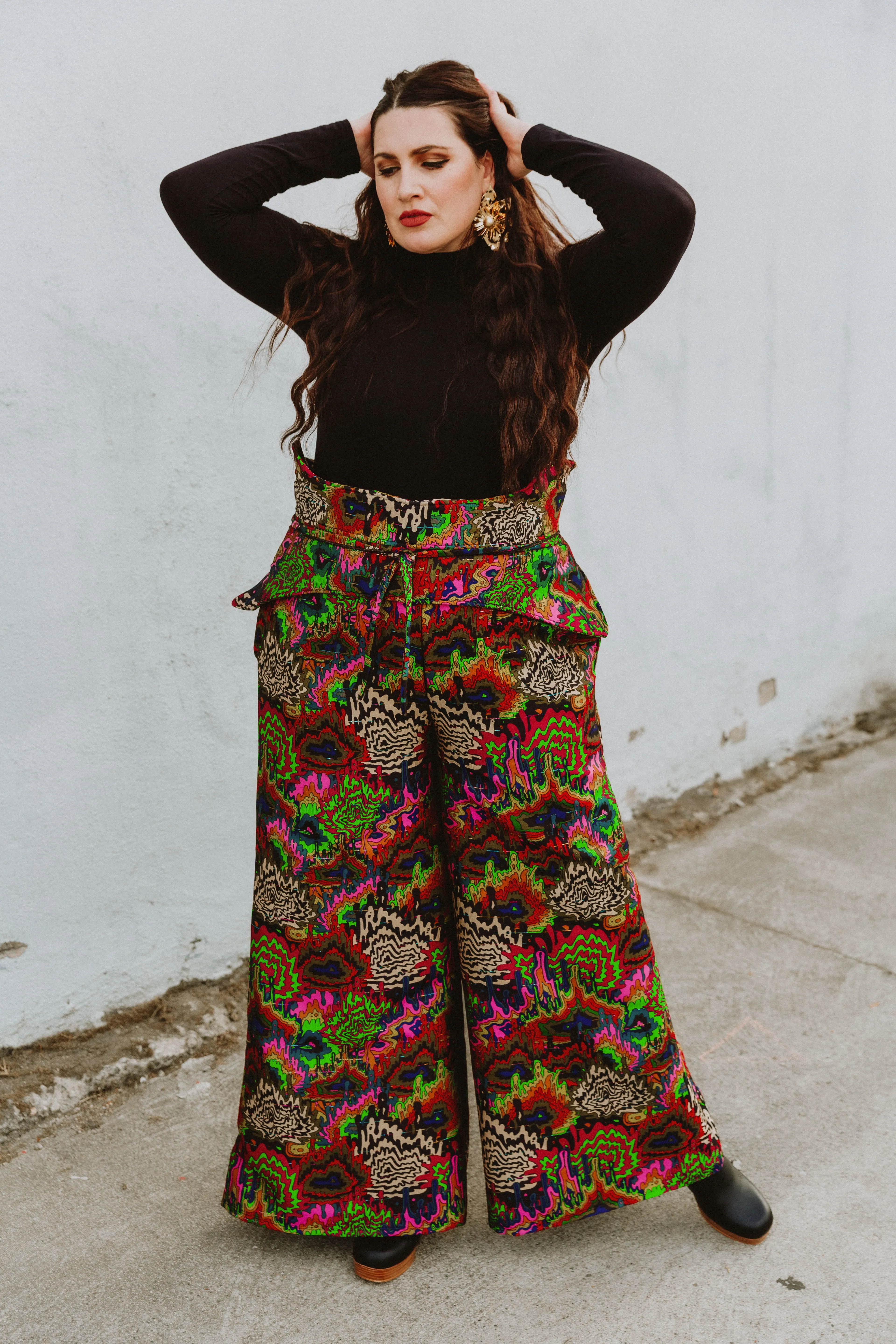 Jacquard Pants in “Punk Picasso"
