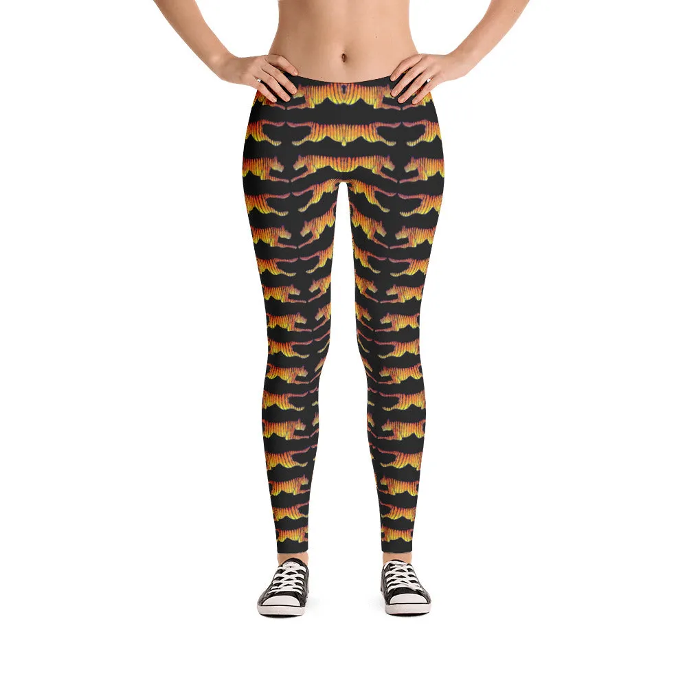 LEAPING TIGERS Leggings