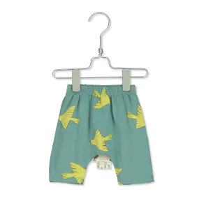 Light Blue Birds Baby Pants (3-6m left)