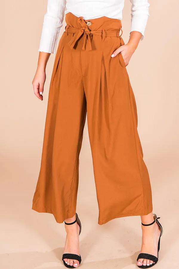 Paris Nights High Waist Trousers