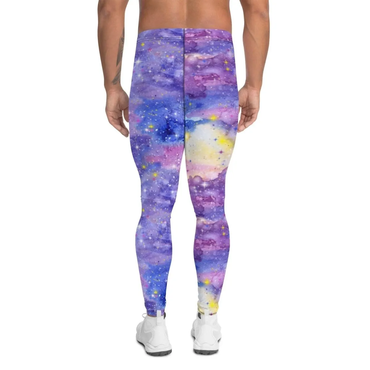 Pink Galaxy Men's Leggings