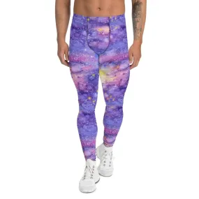 Pink Galaxy Men's Leggings