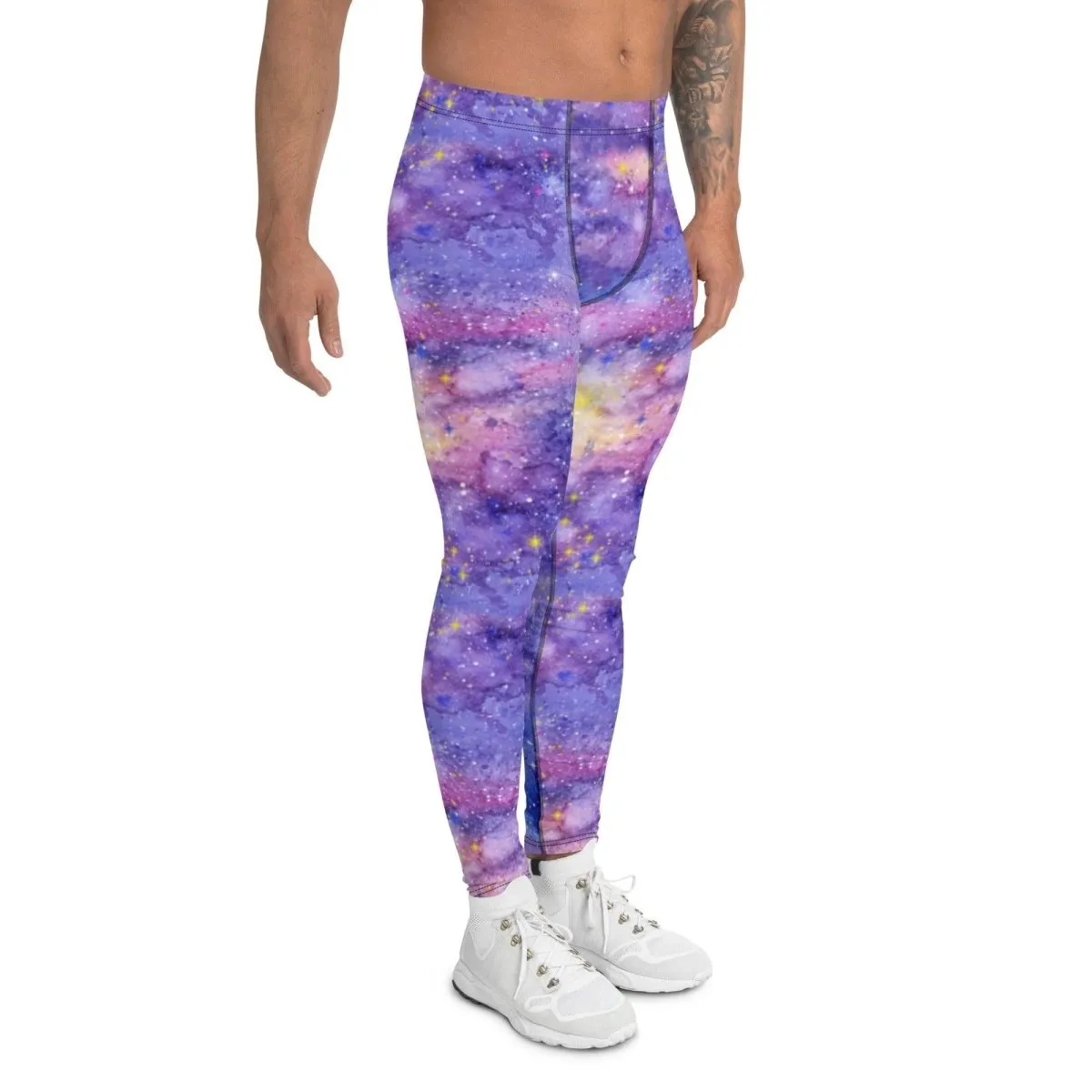Pink Galaxy Men's Leggings