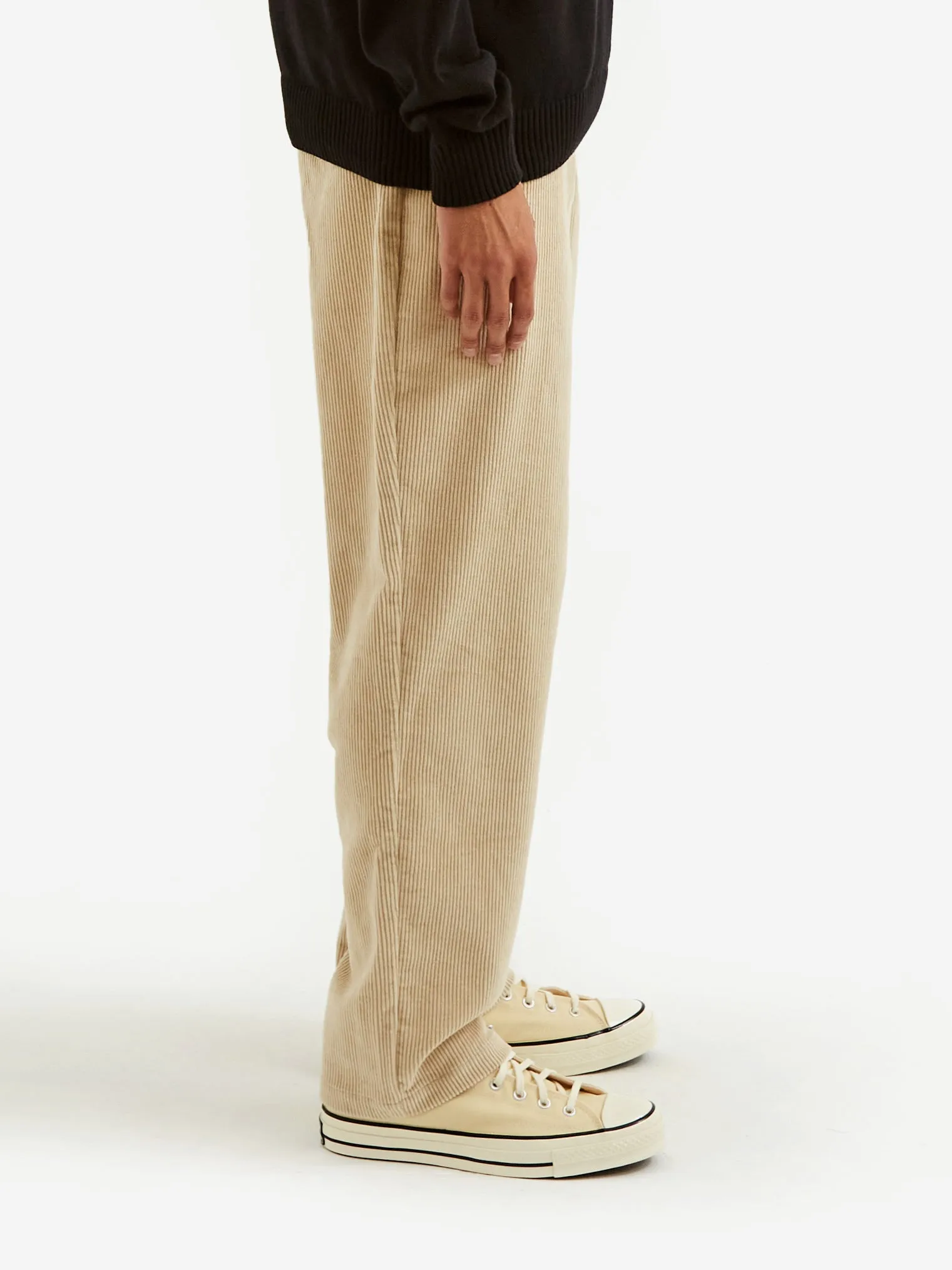 Pop Trading Company Drs Corduroy Pant - White Pepper