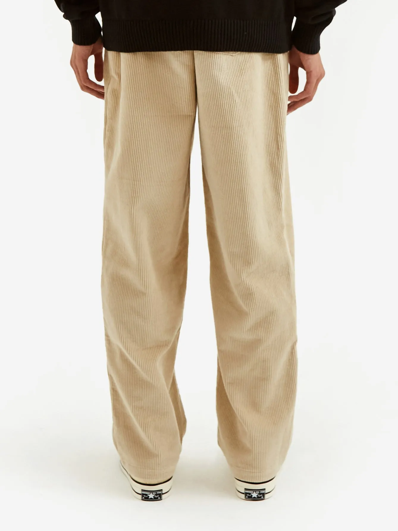 Pop Trading Company Drs Corduroy Pant - White Pepper