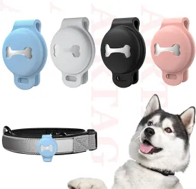 Skywin Silicone Airtag Case for Pet Collar - Case for Air Tag Dog Collar Protects Device from Dust and Damage - Anti-Lost Air Tags Holder for Cat, Dog and Other Pets