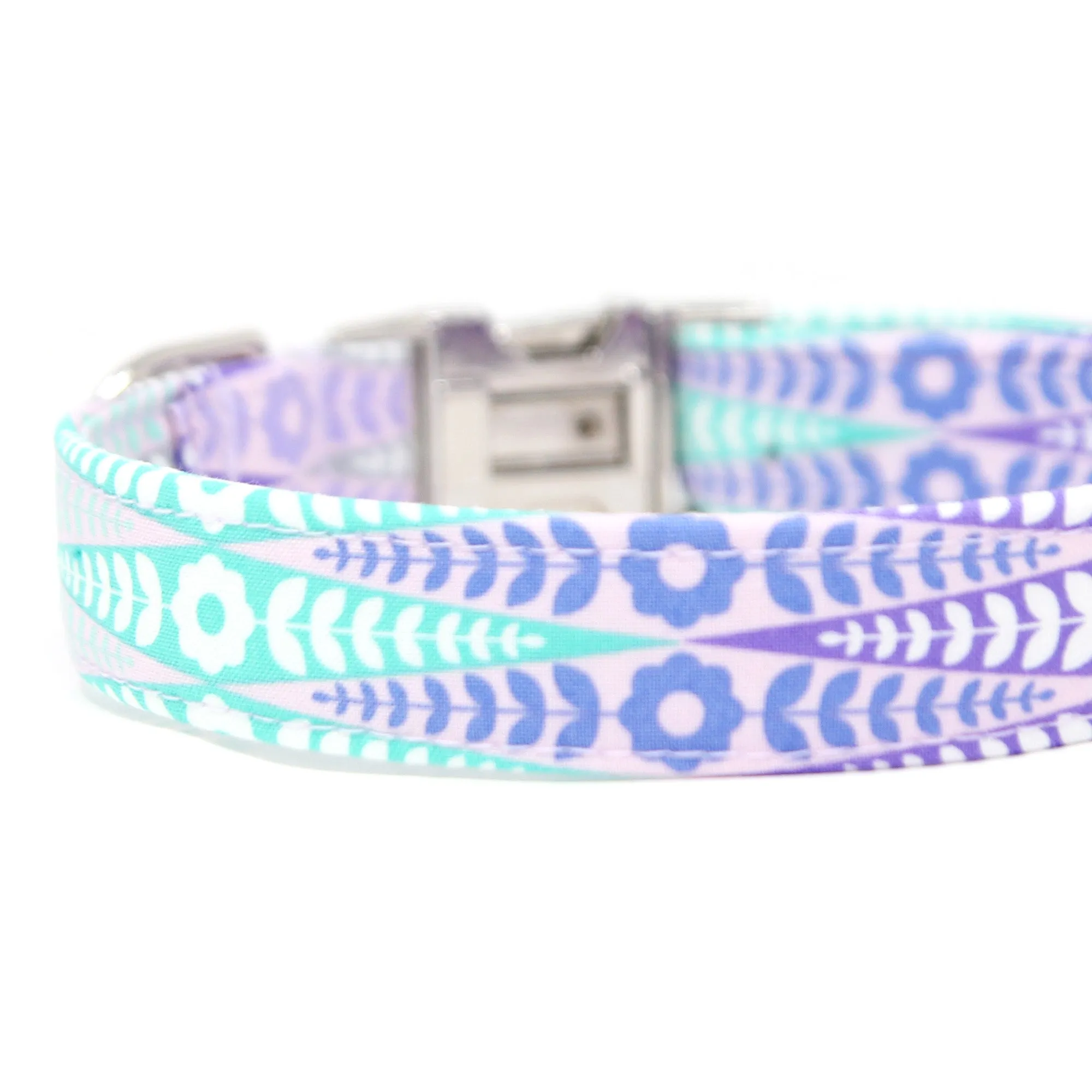 Spring Dog Collar | Lavender Leaves