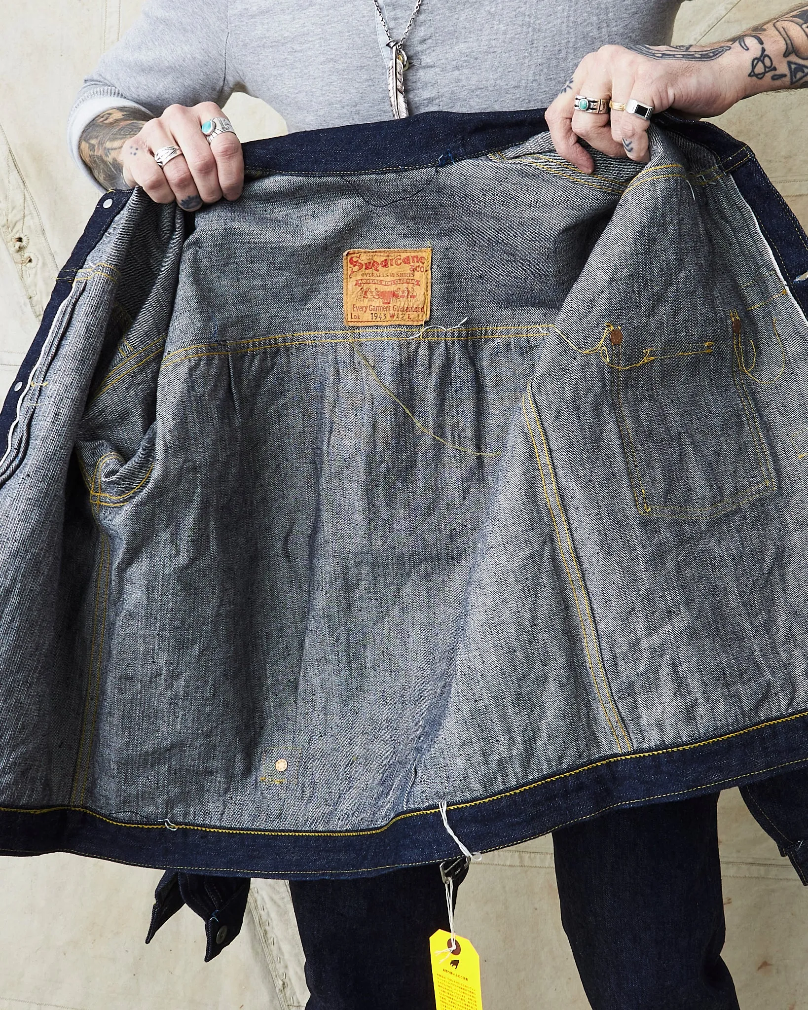 Sugar Cane & Co. Super "Denim" Collectibles #08 1943 Denim Blouse One Wash SC19008